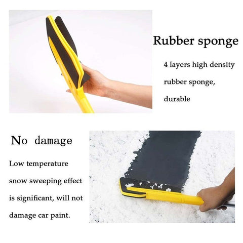 Style Car EVA Snow Shovel Multifunctional Snow Shovel Long Rod Deicing Ice Sweep Tool Snow Removal Brush