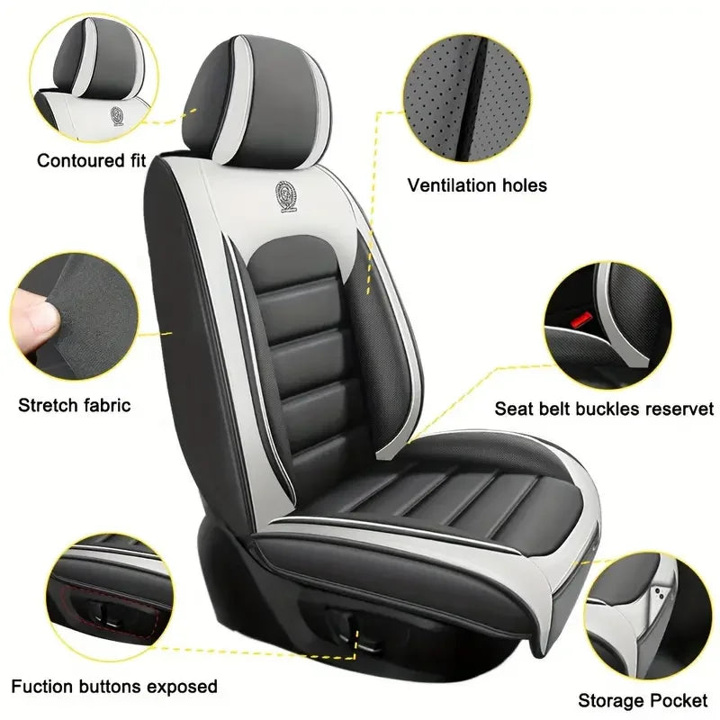 2-Piece PU Seat Covers