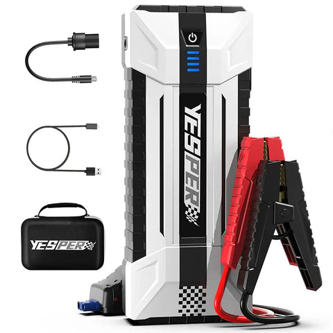 Heavy duty-capacity car jump starter