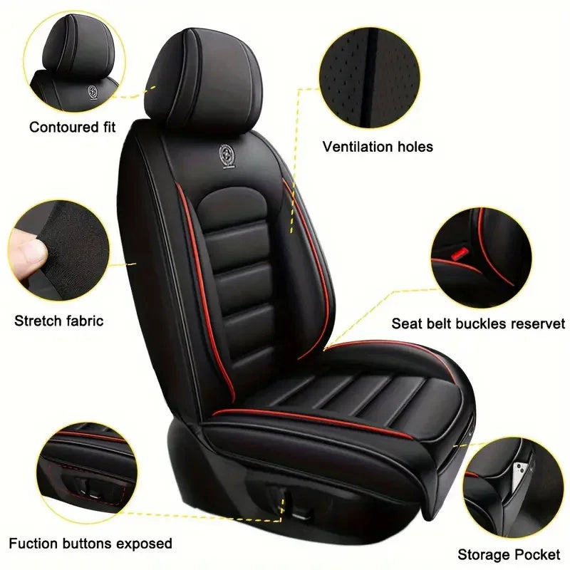 2-Piece PU Seat Covers