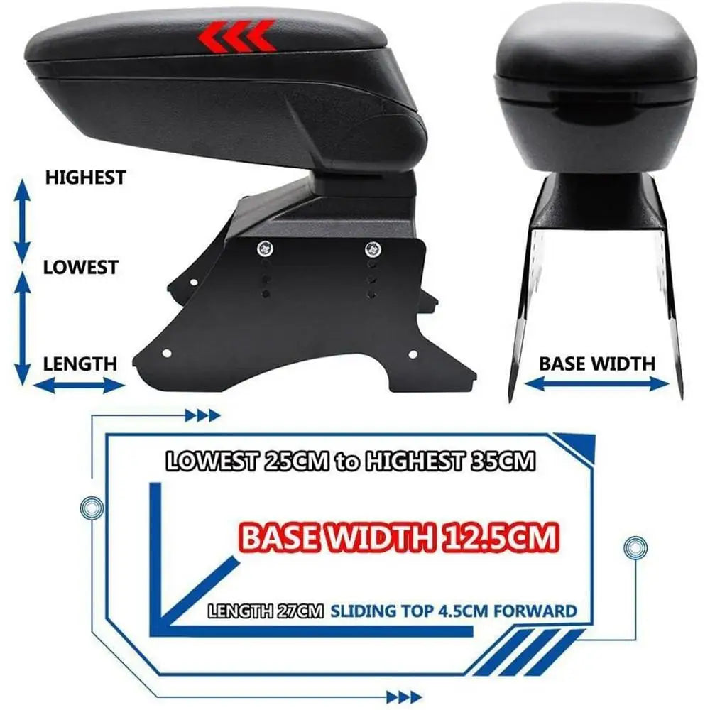 Adjustable Armrest Box