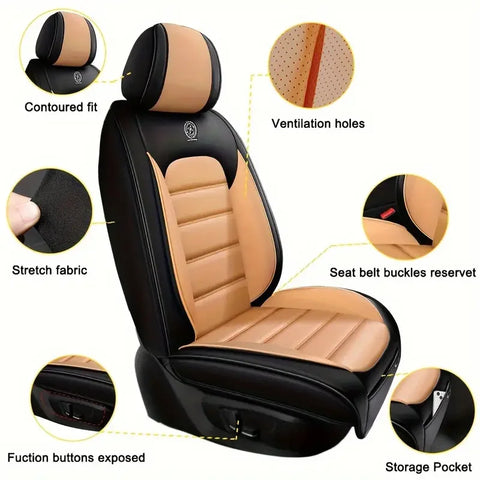 2-Piece PU Seat Covers